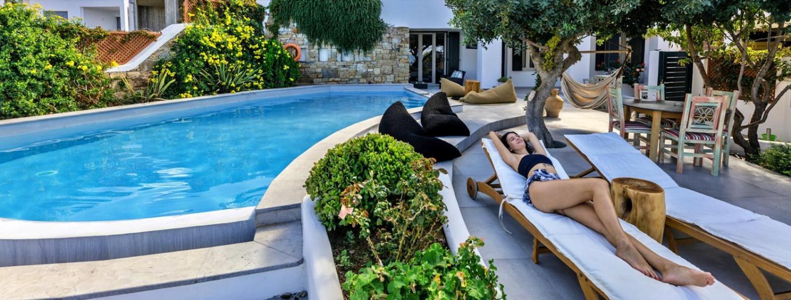Villa Paradise In Naxos Pláka Quarto foto